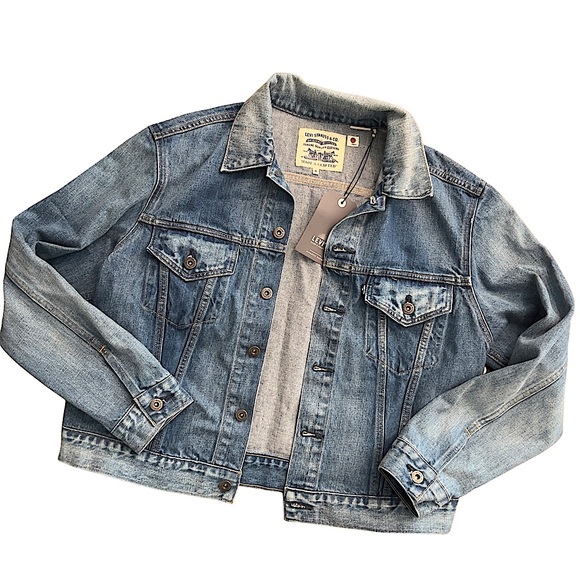 Levi's ライダース Levis made&crafted Levi's® Made & Crafted® Utility Trucker Jacket - Blue